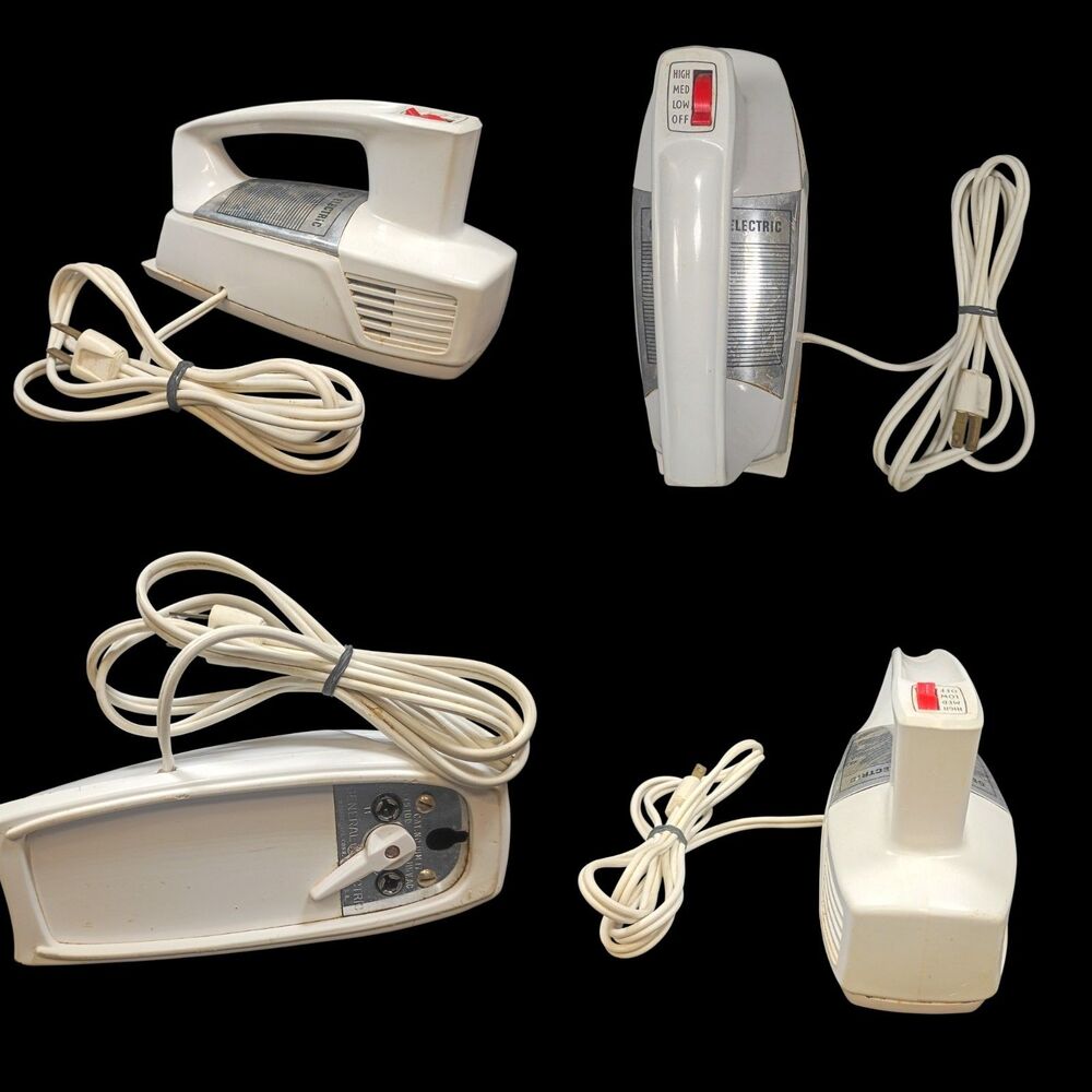Vintage GE General Electric Hand Mixer 3 Speed D4M47 Hand Blender Beater Works